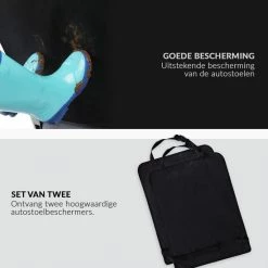 Buxibo - Auto Stoelbeschermer - Auto Stoelhoes - Beschermer Achterkant Autostoel - Voor Voorstoel - 2 Stuks -Baby's Only 550x550 460