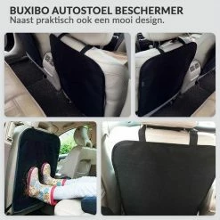 Buxibo - Auto Stoelbeschermer - Auto Stoelhoes - Beschermer Achterkant Autostoel - Voor Voorstoel - 2 Stuks -Baby's Only 550x550 462