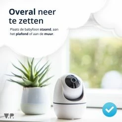 V.P. Babyfoon Met Camera En App - Infrarood - Bewegingssensor - Huisdiercamera - Hondencamera - Beveiligingscamera - Wifi -Baby's Only 550x550 480