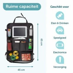 ForDig Universele Auto Organizer Met Tablet Houder - Zwart - 2 Stuks -Baby's Only 550x550 490