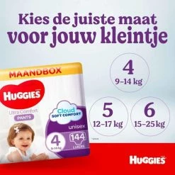 Huggies Luierbroekjes Maat 6 Ultra Comfort 108 Stuks -Baby's Only 550x550 520