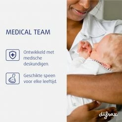 Difrax Flessenspeen Papspeen Wide/Breed - Maat XL - 2 Stuks -Baby's Only 550x550 524