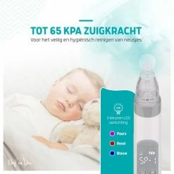 Hoy En Dia Neusreiniger Baby Snoetenpoetsers Elektrische Neuszuiger En Blackhead Remover- Neuspeer Met USB - Muziek -Baby's Only 550x550 539