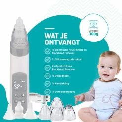 Hoy En Dia Neusreiniger Baby Snoetenpoetsers Elektrische Neuszuiger En Blackhead Remover- Neuspeer Met USB - Muziek -Baby's Only 550x550 541
