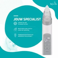 Hoy En Dia Neusreiniger Baby Snoetenpoetsers Elektrische Neuszuiger En Blackhead Remover- Neuspeer Met USB - Muziek -Baby's Only 550x550 543