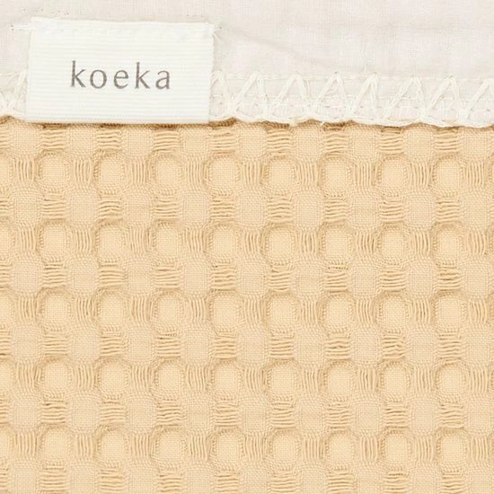 Koeka Baby Dekentje Wieg Wafel Flanel Antwerp - Lichtgeel - 75x100cm 4 Koeka Baby Dekentje Wieg Wafel Flanel Antwerp - Lichtgeel - 75x100cm - Afbeelding 4