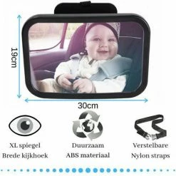 STEDDY Autospiegel Baby - Maxi Cosi Spiegel - Baby Spiegel Auto - Achteruitkijkspiegel - Veiligheidsspiegel -Baby's Only 550x550 547