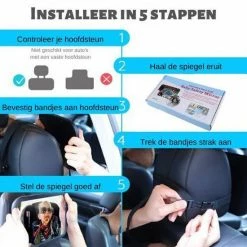 STEDDY Autospiegel Baby - Maxi Cosi Spiegel - Baby Spiegel Auto - Achteruitkijkspiegel - Veiligheidsspiegel -Baby's Only 550x550 548