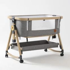 Playzkids Co-sleeper Met Wieg Functie - Baby Bedje En Baby Wieg In 1