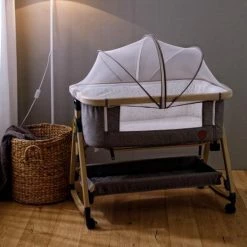 Playzkids Co-sleeper Met Wieg Functie - Baby Bedje En Baby Wieg In 1 -Baby's Only 550x550 570