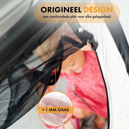 Deryan Peuterbox Campingbedje - Babybox - Silver 5 Deryan Peuterbox Campingbedje - Babybox - Silver - Afbeelding 5