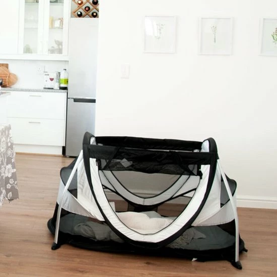 Deryan Peuterbox Campingbedje - Babybox - Silver 9 Deryan Peuterbox Campingbedje - Babybox - Silver - Afbeelding 9