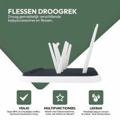 STACK Flessen Droogrek Met Flessenborstel | Zwart - Geschikt Voor Flessen En Doppen - Droogrek Voor Flessen - Baby Flessenrek - Afdruiprek Baby - Drying Rack - Babyfles Droogrek - Afdruiprek Fles Met Lekbak - Afdruiprek - Babyflessen - Flessenrek 15 STACK Flessen Droogrek Met Flessenborstel | Zwart - Geschikt Voor Flessen En Doppen - Droogrek Voor Flessen - Baby Flessenrek - Afdruiprek Baby - Drying Rack - Babyfles Droogrek - Afdruiprek Fles Met Lekbak - Afdruiprek - Babyflessen - Flessenrek -Baby's Only 550x550 618