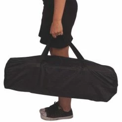 Ding Deluxe Black Campingbedje Incl. Bodemverhoger -Baby's Only 550x550 661