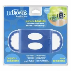 Dr. Brown's Siliconen Handvat Voor Brede Halsfles - Blauw -Baby's Only 550x550 669