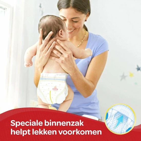 Huggies Luiers Maat 1 - Newborn - Baby - 168 Luiers (8x 21) 5 Huggies Luiers Maat 1 - Newborn - Baby - 168 Luiers (8x 21) - Afbeelding 5