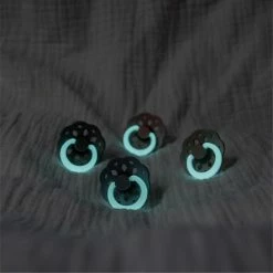 BiBS - Boheme Pacifier Glow In The Dark - Stage 2 Fopspeen - 2 Stuks - Blush Glow / Vanilla Glow -Baby's Only 550x550 75