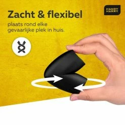 HANDY HARRY Hoekbeschermers 12 Stuks Zwart Baby & Kind Stootrand Tafelhoek -Baby's Only 550x550 757