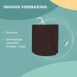 Deryan Baby Klamboe Vintage 245cm - Kinderklamboe - Hemeltje - Chestnut -Baby's Only 550x550 771