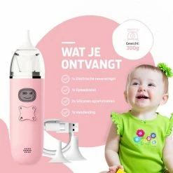 Hoy En Dia Neusreiniger Baby Snoetenpoetsers - Toetenpoetsers Elektrische Neuszuiger Baby Neuspeer Met USB Muziek -Baby's Only 550x550 809