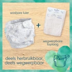 Pampers Harmonie Hybrid - Wasbare Luier - 108 Absorberende Wegwerpbare Toplagen -Baby's Only 550x550 819