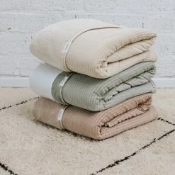 Koeka Baby Dekentje Ledikant Teddy Vik - Zand - 100x150cm -Baby's Only 550x550 848