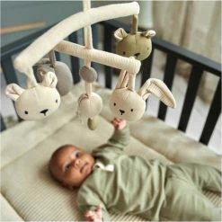 Prénatal Muziekmobiel – Little Knits Thema - Baby Box Accessoires – Boxmobiel - Pastel -Baby's Only 550x550 927