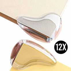 Podec Hoekbeschermers 12 Stuks Tafel Hoekbeschermer Baby - Transparant Druppel Vorm