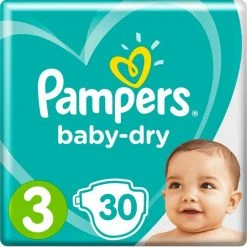 Pampers Baby Dry Luiers Maat 3 (6-10 Kg) 30 Stuks 28 Pampers Baby Dry Luiers Maat 3 (6-10 Kg) 30 Stuks -Baby's Only 550x553 1