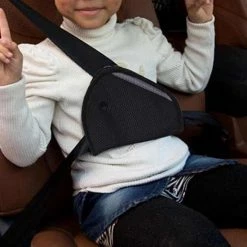 Superdealer Auto Gordelhoes - Gordelbeschermer Kind - Gordelkussen Kind - Kind Veiligheid -Grijs