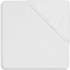 Jollein Hoeslaken Molton Ledikant 60x120cm - Wit