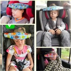 SCHEF MAN SCHEFMAN Auto Hoofdsteun Voor Kinderen - Hoofdband - Slaapkussen -Baby's Only 550x559 2