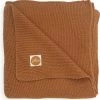 Jollein Baby Deken Ledikant 100x150cm Basic Knit - Caramel