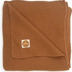 Jollein Baby Deken Ledikant 100x150cm Basic Knit - Caramel