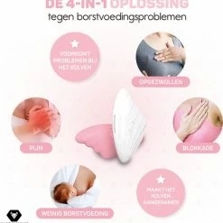 Vulpes Goods Vulpes BabyCare Borstmassage Apparaat - Borstvoeding Stimulatie - Borstschelp - Borstkolf - 2-in-1 Warmte & Vibratie - Verstopte Kanalen - Mastitis - Stimuleert Bij Borstvoeding & Kolven -Baby's Only 550x560 4