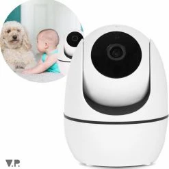 V.P. Babyfoon Met Camera En App - Infrarood - Bewegingssensor - Huisdiercamera - Hondencamera - Beveiligingscamera - Wifi