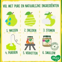 Olvarit Fruithapje 8+ Maanden - Banaan Koek - 6 X 200g -Baby's Only 550x566 9