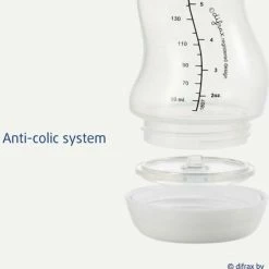 Difrax Anti-Colic S-Babyfles Natural - 170 Ml - Popcorn/Cr Me -Baby's Only 550x567 6