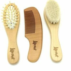 Lilleskat® Baby Verzorgingsset- Haarborstel - Kam - Babyshower - Hout - Baby Borstel -Baby's Only 550x568 5