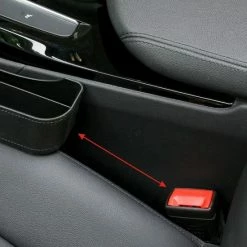 Elite Elements Auto Organizer Bestuurder En Bijrijder - Autostoel Organizer Opbergdoos Met Bekerhouder - Opbergen Auto Accessoires - Auto Accessories - Smartphone Mobiele Telefoon Houder Tablet Nintendo Switch - Zwart -Baby's Only 550x569 2