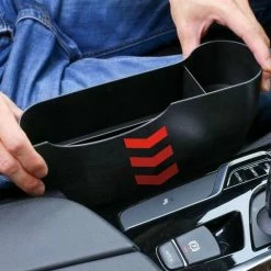 Elite Elements Auto Organizer Bestuurder En Bijrijder - Autostoel Organizer Opbergdoos Met Bekerhouder - Opbergen Auto Accessoires - Auto Accessories - Smartphone Mobiele Telefoon Houder Tablet Nintendo Switch - Zwart -Baby's Only 550x572 1