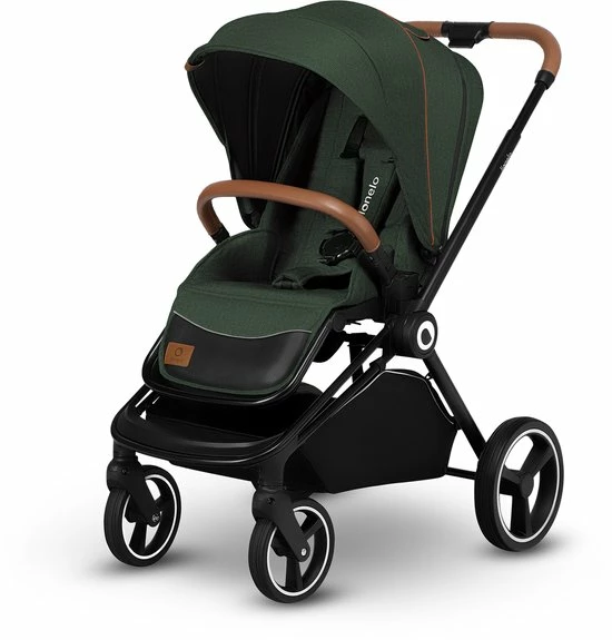 Lionelo Mika 3in1 - Kinderwagen - De Stoel Kan Zowel Naar Voor Als Naar Achter - Vesrtelbare Rugleuning - Waterdichte Dak XXL Met UPF 50+ Filter 15 Lionelo Mika 3in1 - Kinderwagen - De Stoel Kan Zowel Naar Voor Als Naar Achter - Vesrtelbare Rugleuning - Waterdichte Dak XXL Met UPF 50+ Filter - Afbeelding 15