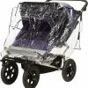 Playshoes - Regenhoes Voor Duo-buggy - Transparant - Maat Onesize