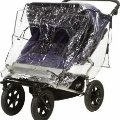 Playshoes - Regenhoes Voor Duo-buggy - Transparant - Maat Onesize