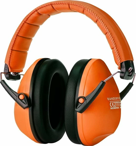 Vanderfields Gehoorbescherming Kind - Gehoorbeschermers Oorkappen Kinderen - 27dB - 3-16 Jaar - Oranje - V-Zilla 1 Vanderfields Gehoorbescherming Kind - Gehoorbeschermers Oorkappen Kinderen - 27dB - 3-16 Jaar - Oranje - V-Zilla