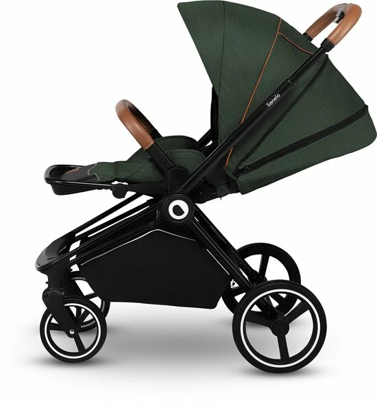 Lionelo Mika 3in1 - Kinderwagen - De Stoel Kan Zowel Naar Voor Als Naar Achter - Vesrtelbare Rugleuning - Waterdichte Dak XXL Met UPF 50+ Filter 10 Lionelo Mika 3in1 - Kinderwagen - De Stoel Kan Zowel Naar Voor Als Naar Achter - Vesrtelbare Rugleuning - Waterdichte Dak XXL Met UPF 50+ Filter - Afbeelding 10