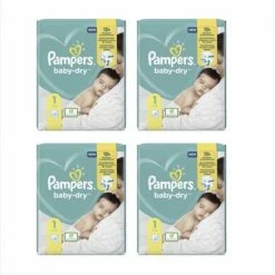 Pampers Baby Dry Newborn Maat 1 - 21 Stuks VOORDEELSET Van 4 Pakken