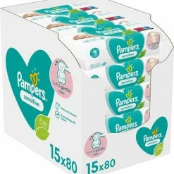 Pampers Sensitive Billendoekjes - 1200 Doekjes