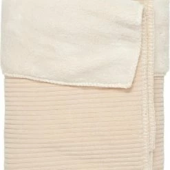 Koeka Baby Dekentje Ledikant Teddy Vik - Zand - 100x150cm -Baby's Only 550x598 2