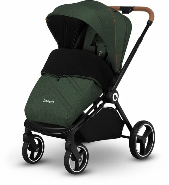Lionelo Mika 3in1 - Kinderwagen - De Stoel Kan Zowel Naar Voor Als Naar Achter - Vesrtelbare Rugleuning - Waterdichte Dak XXL Met UPF 50+ Filter 12 Lionelo Mika 3in1 - Kinderwagen - De Stoel Kan Zowel Naar Voor Als Naar Achter - Vesrtelbare Rugleuning - Waterdichte Dak XXL Met UPF 50+ Filter - Afbeelding 12